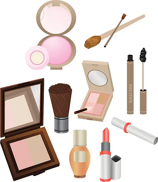 Vector illustration of Cosmetics