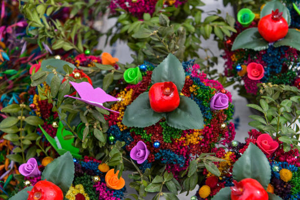 The Bouquet with many colorful flowers