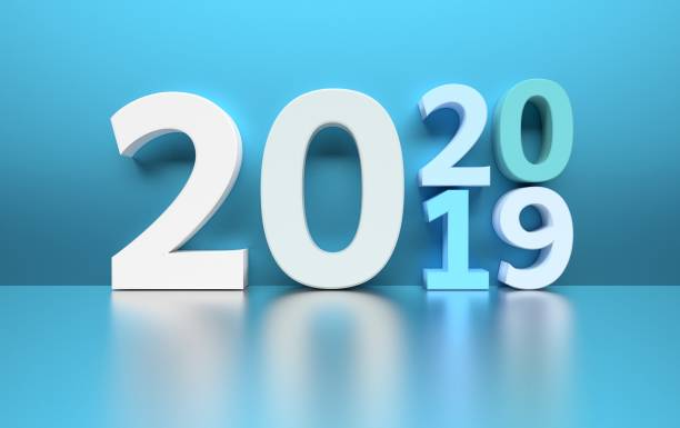 istock Changing year from 2019 to 2020 numbers 1143264093