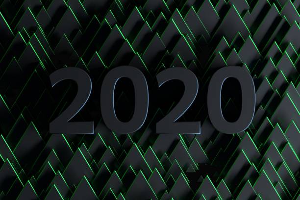 istock 2020 numbers on the background of forest 1143264134