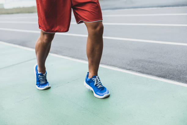 istock Man doing workout in the sport clothes 1143265611