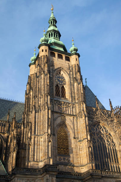 istock St. Vitus Cathedral, Prague, playing the sky 1143267376