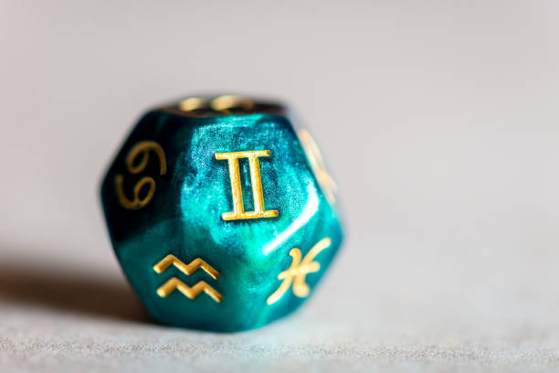 Astrology Dice with zodiac symbol of Gemini Astrology Dice with zodiac symbol of Gemini May 21 - Jun 20 gemini astrology sign photos stock pictures, royalty-free photos & images