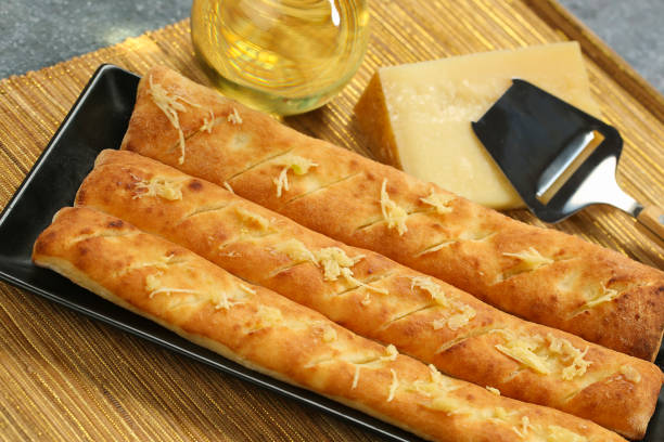 istock delicious baked bread with mozzarella 1143270234