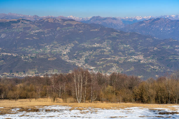 Mountain landscape from Valcava, Lombardy