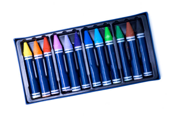istock Color pencils isolated on white background 1143278506