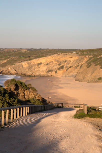 istock Cliff and Beach at Monte Clerigo, Portugal 1143279849