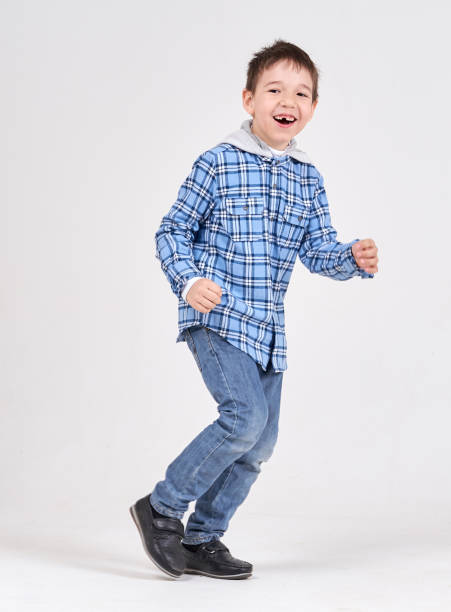 istock Cute Boy Running And Laughing 1143282038