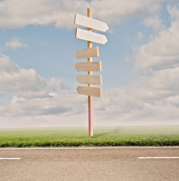 istock road signs on the road 1143285908