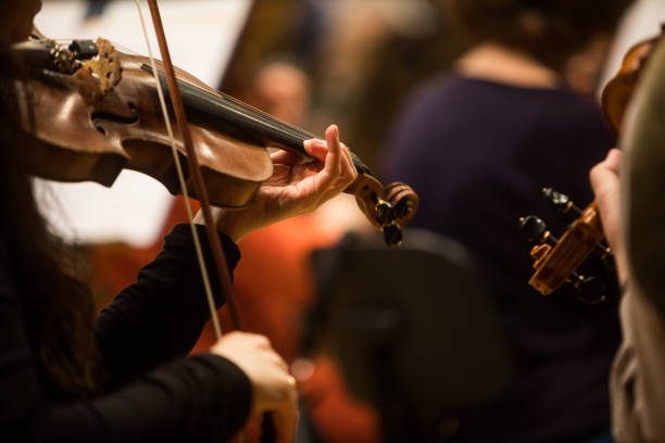 istock Woman performing on a violin 1143286590