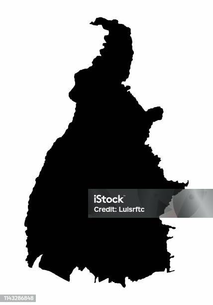 Tocantins State Map Stock Illustration - Download Image Now - Abstract, Black Color, Blank