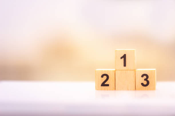 istock wooden block number one two three using as business and property concept. 1143288148