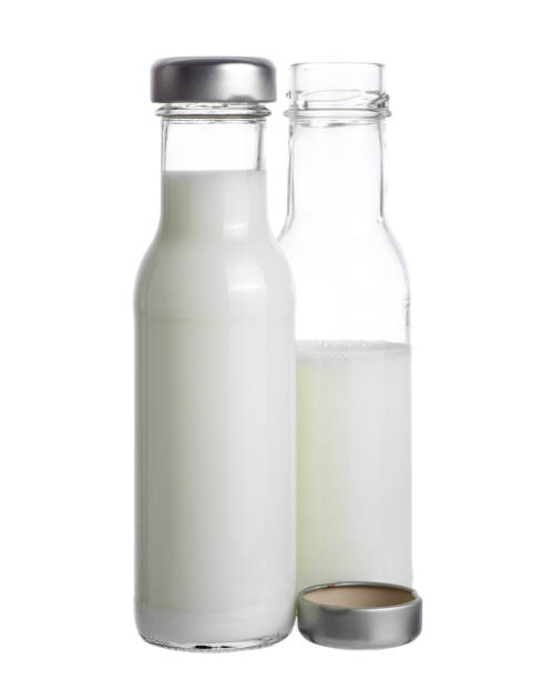 istock Milk in glass and bottle 1143289989