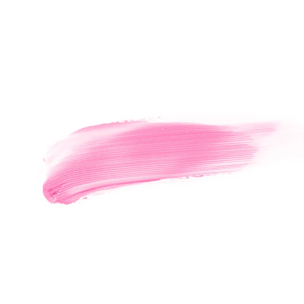 istock Blusher pink neutral smudge isolated on white background. 1143296964