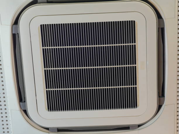 istock Close up of ceiling type air conditioner 1143299040
