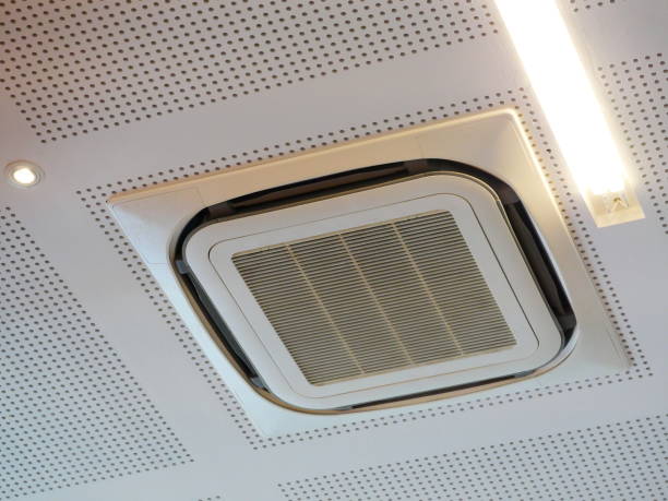 istock Close up of ceiling type air conditioner 1143299068