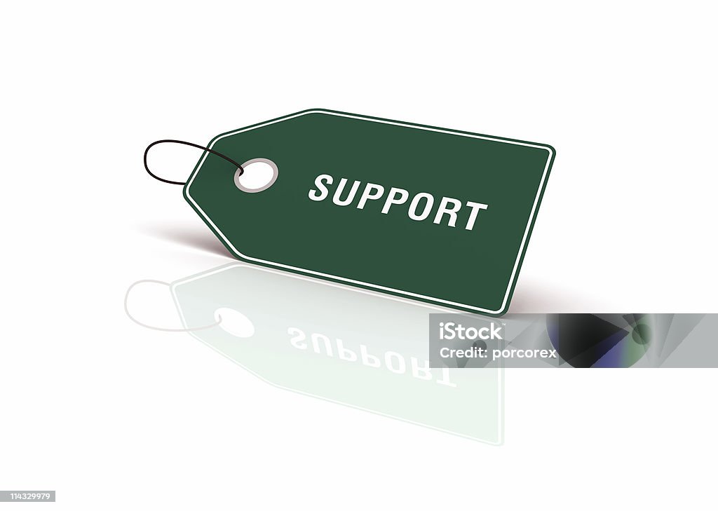 Support Shopping Tag Support Shopping Tag. Assistance Stock Photo