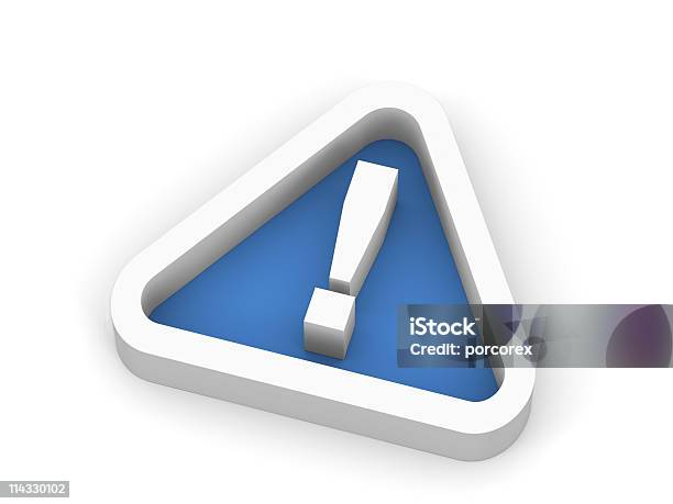 ブルーの感嘆符シンボル - エラーメッセージのストックフォトや画像を多数ご用意 - エラーメッセージ, カットアウト, 3D
