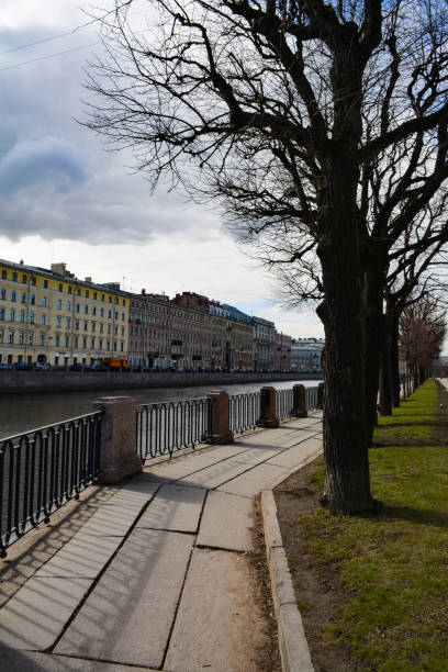 istock Trees on the Fontanka embankment 1143308651
