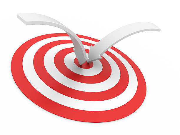 istock Bull's-Eye with Arrows 114330884
