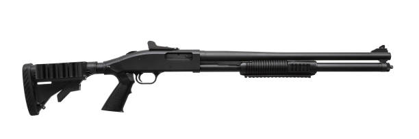 istock Gun. Shotgun isolated on white background 1143311922