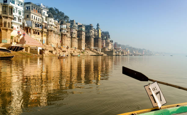 istock Boat ride on the sacred river Ganges in Varanasi 1143317782