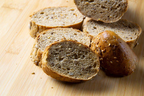 istock bread on a wooden board 1143317947