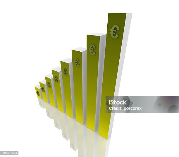 Diagramm Wachstum Euro Stockfoto und mehr Bilder von Balkendiagramm - Balkendiagramm, Computergrafiken, Diagramm