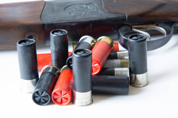 istock hunting rifle and ammunition 1143319164