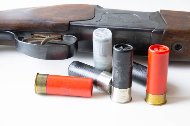istock hunting rifle and ammunition 1143319236