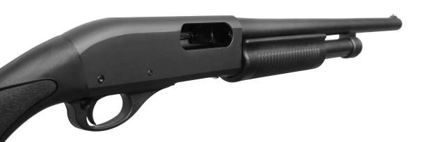 istock Shotgun isolated on white background 1143319777