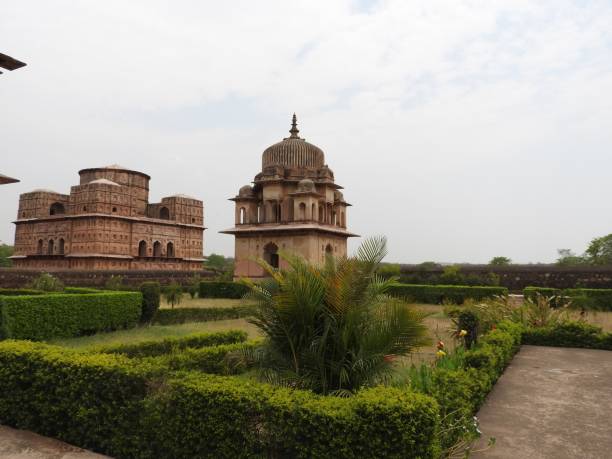 istock Palace temple complex in Orcha. Madhya Pradesh. India. 1143321241