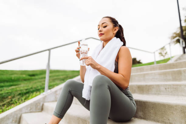 istock sensual woman resting after jogging 1143322492