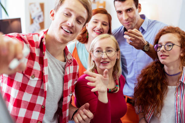 istock Positive nice people having an engaging discussion 1143326388