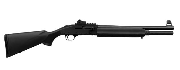 istock Gun. Shotgun isolated on white background 1143327696