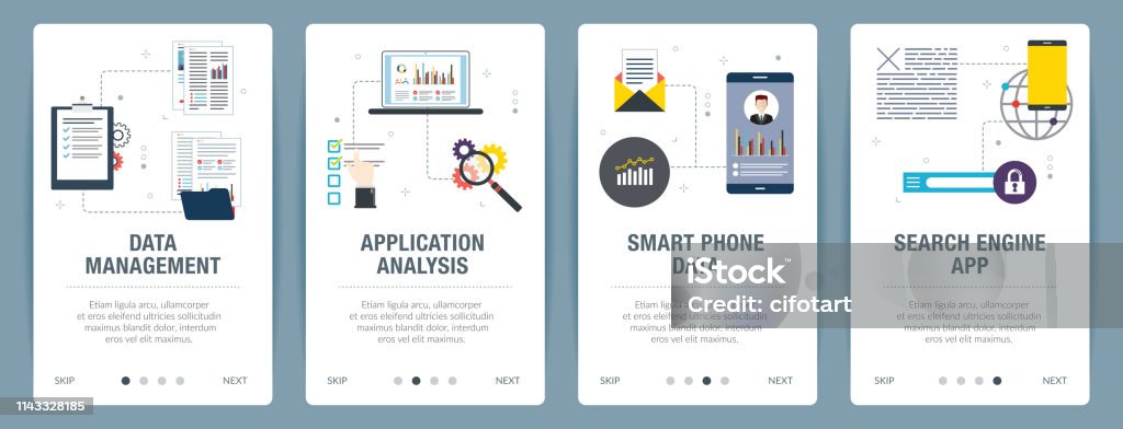 Weet Data Hantering Data Hantering Applikations Analys Smartphonedata Och Sökmotorapp ...