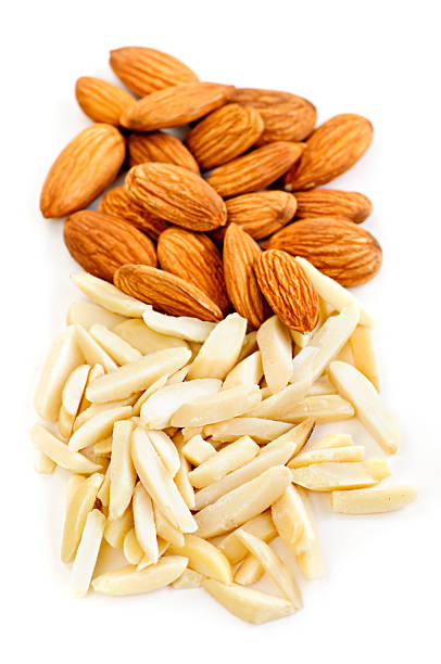 istock Slivered and whole almonds 114333224