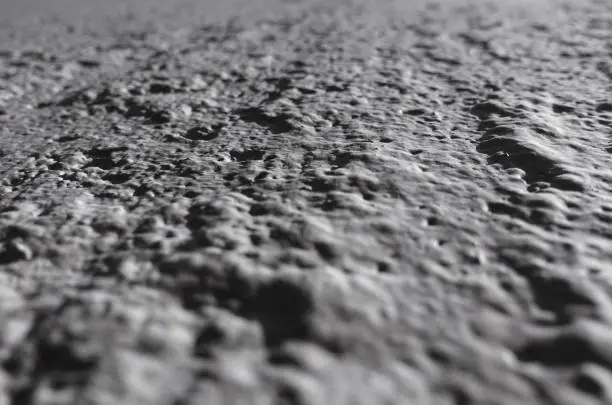 Photo of Concrete wall. Abstract background. Monochrome image. Selective focus.