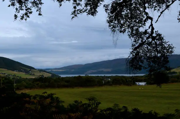 Gorgeous views of scenic Loch Ness and the Highlands of Scotland.