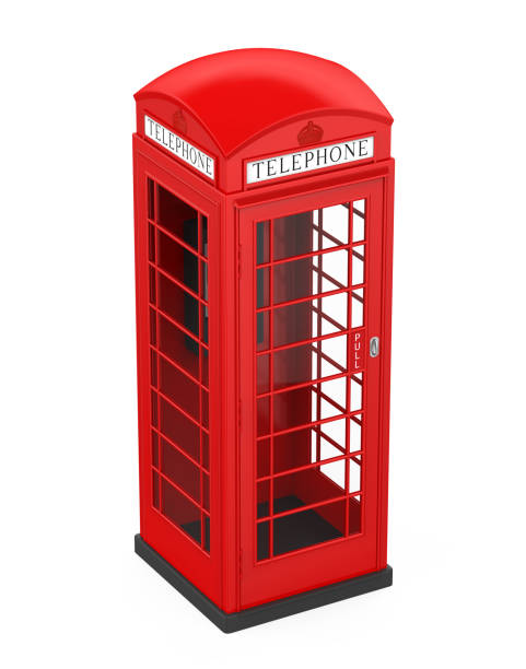 istock British Red Telephone Booth Isolated 1143335754