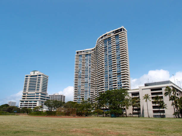 istock Empty Baseball Field at Ala Wai Community Park 1143340615