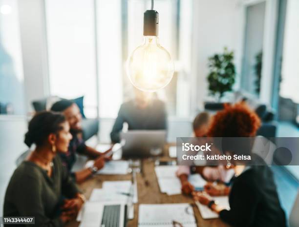 Youre One Meeting Away From A Brilliant Idea Stock Photo - Download Image Now - Innovation, Light Bulb, Business