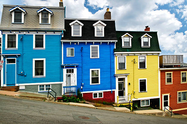istock Colorful houses in St. John's 114334880