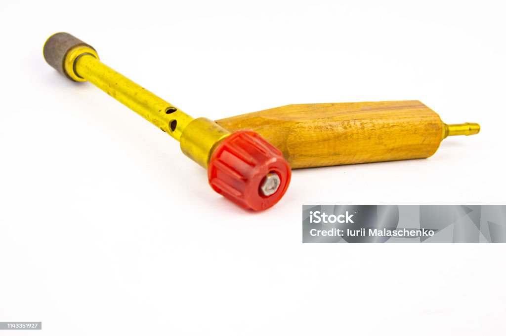 Propane Torch For Welding On A White Background Stock Photo - Download