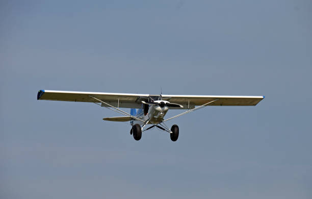 istock Private airplane approach for landing 1143352132