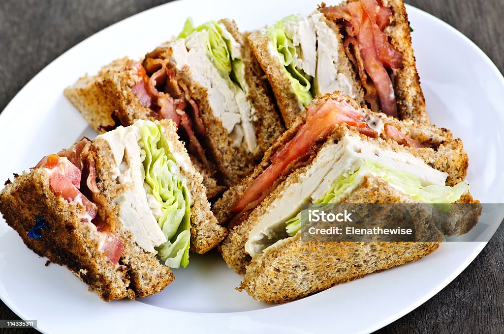 Club sandwich - Foto stock royalty-free di Sandwich a strati