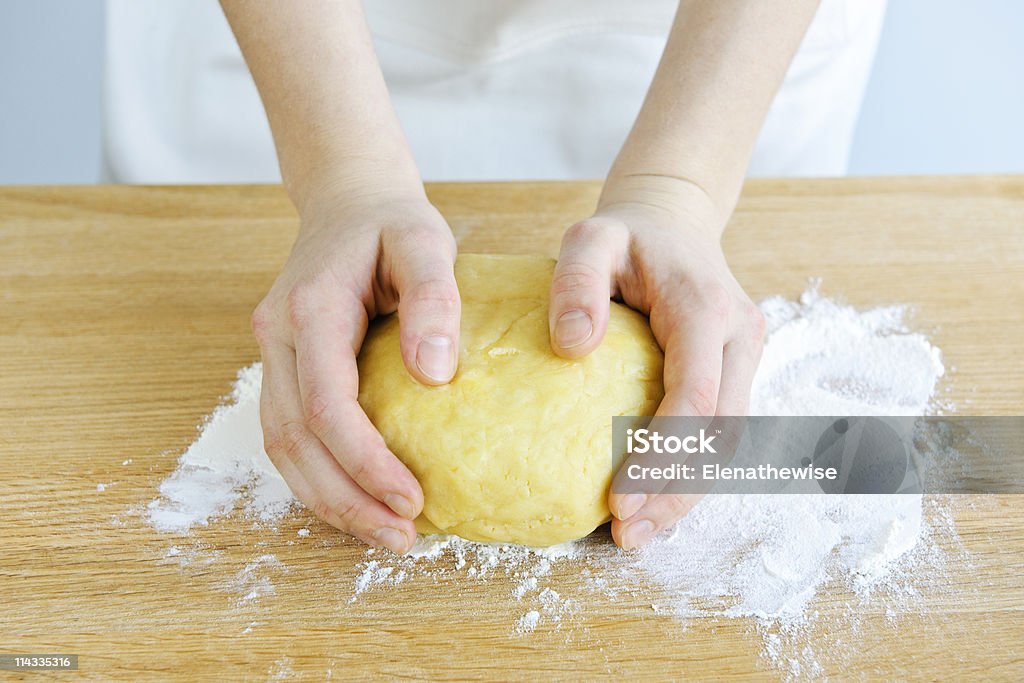 Hands kneading dough  Dough Stock Photo
