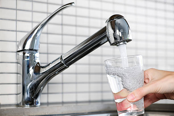 istock Filling glass of tap water 114336219