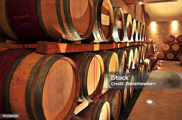 Wine Barrels Stock Photo - Download Image Now - Aging Process, Alcohol - Drink, Barrel