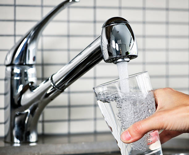 istock Filling glass of tap water 114336862